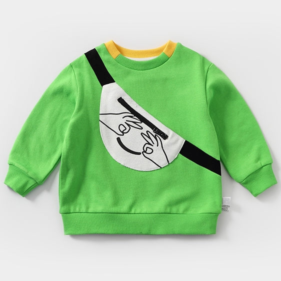 Baby sales pouch sweatshirt