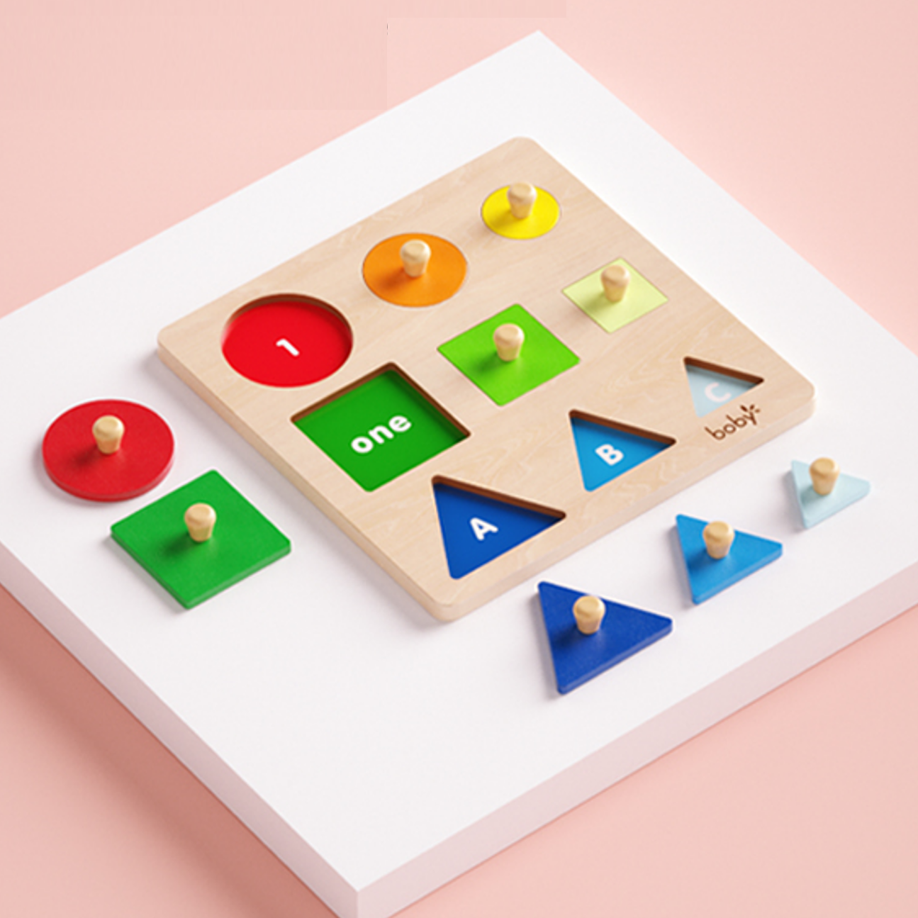 Bubs n Kids Montessori Shape and Size Teaching Puzzle